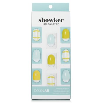 Showker Striscia per unghie in gel n. CSA611 Pastello a quadri