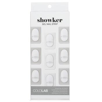 Showker Striscia gel per unghie # CNA802 Bianco classico