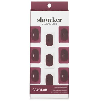 Showker Striscia per unghie in gel n. CSF512 Meglio rosso intenso