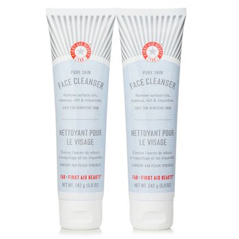 First Aid Beauty Confezione duo di detergenti viso Pure Skin (per pelli sensibili)