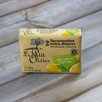 Le Petit Olivier Saponette extra delicate Verbena Lemon - 2 x 100 g