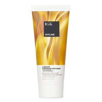 IGK Maschera per capelli idratante offline da 3 minuti