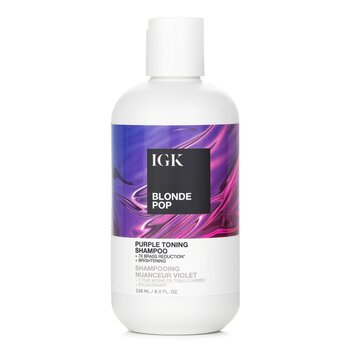 IGK Shampoo tonificante viola biondo pop