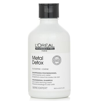 LOreal Serie Expert - Shampoo crema detergente anti-metallo Metal Detox