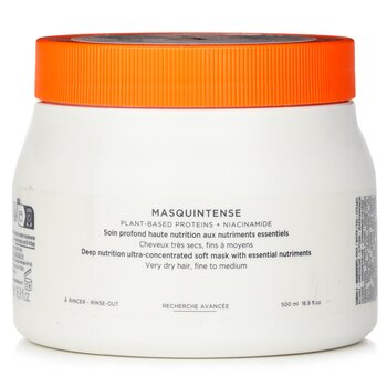 Maschera nutriente alla masquintense