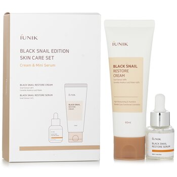 iUNIK Set per la cura della pelle Black Snail Edition: