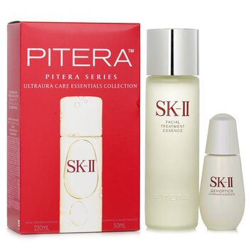 SK II Collezione Ultraura Care Essentials: Essenza per trattamento viso 230ml + Genoptics Ultraura Essence 50ml