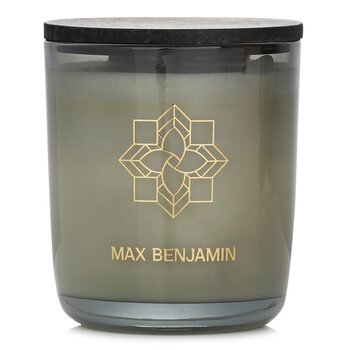 Max Benjamin Candela in Cera Naturale - Lino Francese Acqua