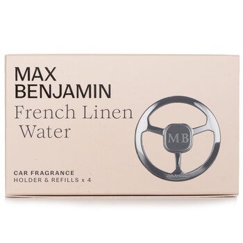 Max Benjamin Set regalo profumo per auto - Acqua di lino francese