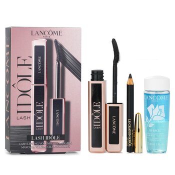 Set mascara Lash Idole: mascara volumizzante 8 ml + Le Crayon Khol - No. 01 Black 0,7 g + detergente istantaneo non oleoso 30 ml 942911