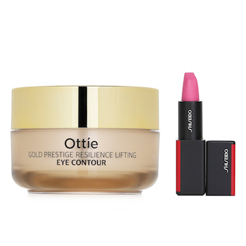 Shiseido Shiseido ModernMatte Powder Lipstick - # 517 Rose Hip (Carnation Pink) 4g X Ottie Gold Prestige Resilience Lifting Eye Contour 30ml