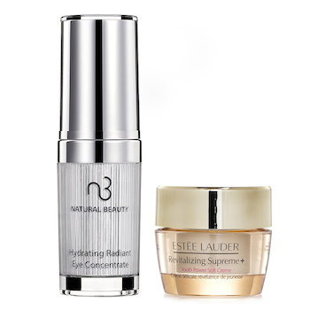 Estee Lauder Estee Lauder Revitalizing Supreme + Youth Power Soft Creme (Miniature) 15ml X Natural Beauty Hydrating Radiant Eye Concentrate (Exp Date: 02/2026) 15ml
